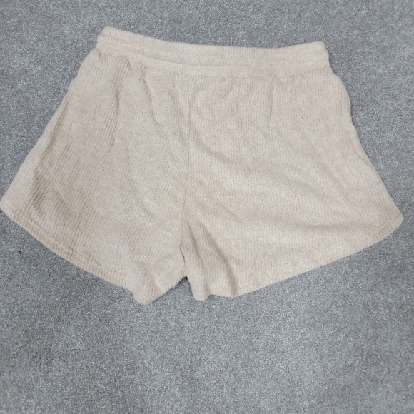Lulu's Ribbed Knit Drawstring Lounge Shorts - Picture 4 of 4